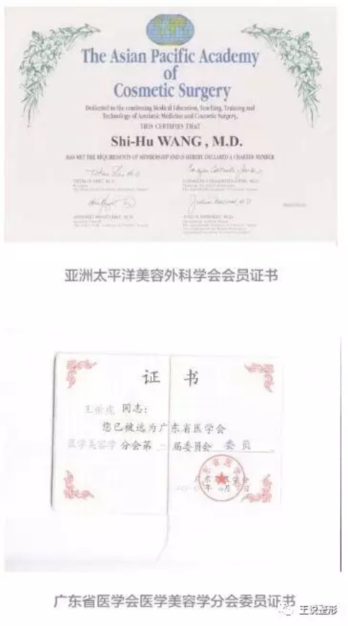 王世虎教授简介_广州军美整形技术院长